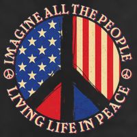 American Peace: People Living life In Peace Hat