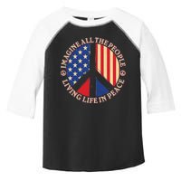 American Peace: People Living life In Peace Toddler Fine Jersey T-Shirt