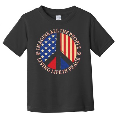 American Peace: People Living life In Peace Toddler T-Shirt