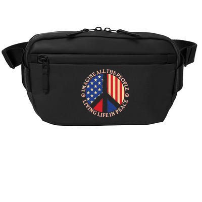 American Peace: People Living life In Peace Crossbody Pack