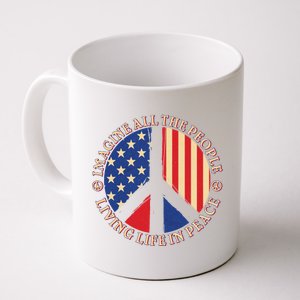 American Peace: People Living life In Peace Coffee Mug