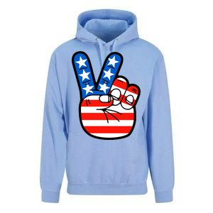 American Peace Sign Flag Unisex Surf Hoodie