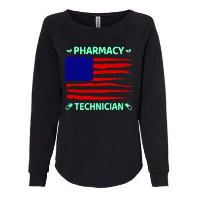 American Pharmacy Technician Womens California Wash Sweatshirt