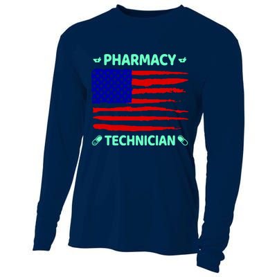 American Pharmacy Technician Cooling Performance Long Sleeve Crew