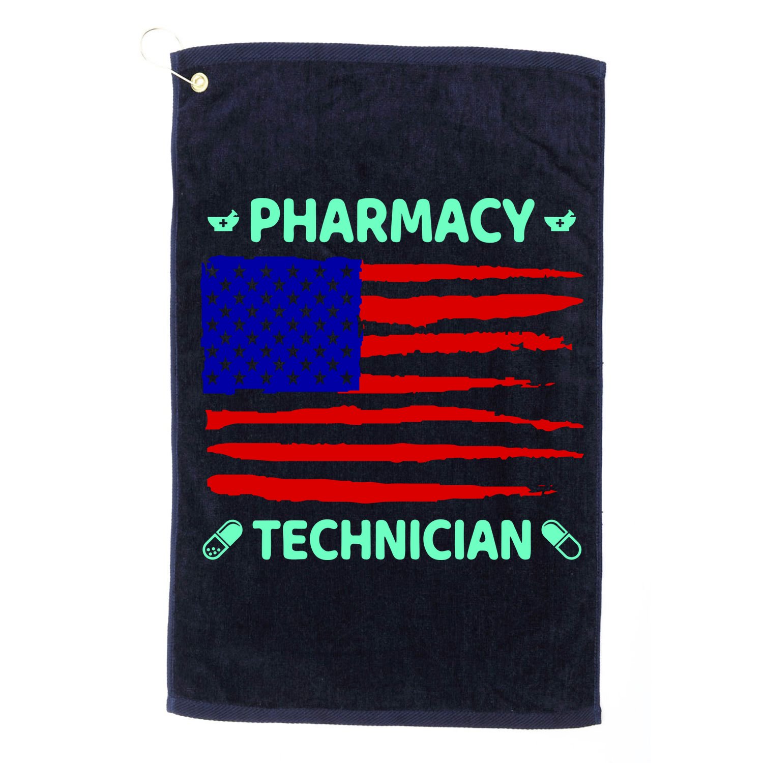 American Pharmacy Technician Golf Towel