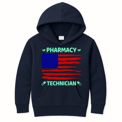 American Pharmacy Technician Kids Hoodie
