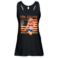 American Pinup Girl - Life Liberty And The Pursuit Of Happiness Ladies Essential Flowy Tank