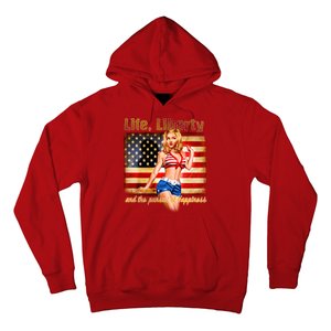 American Pinup Girl - Life Liberty And The Pursuit Of Happiness Hoodie