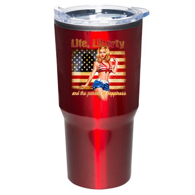 American Pinup Girl - Life Liberty And The Pursuit Of Happiness Tumbler