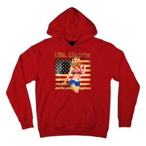 American Pinup Girl - Life Liberty And The Pursuit Of Happiness Tall Hoodie