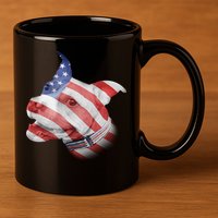 American Pitbull 11oz C Handle Ceramic Mug