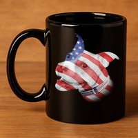 American Pitbull 11oz C Handle Ceramic Mug