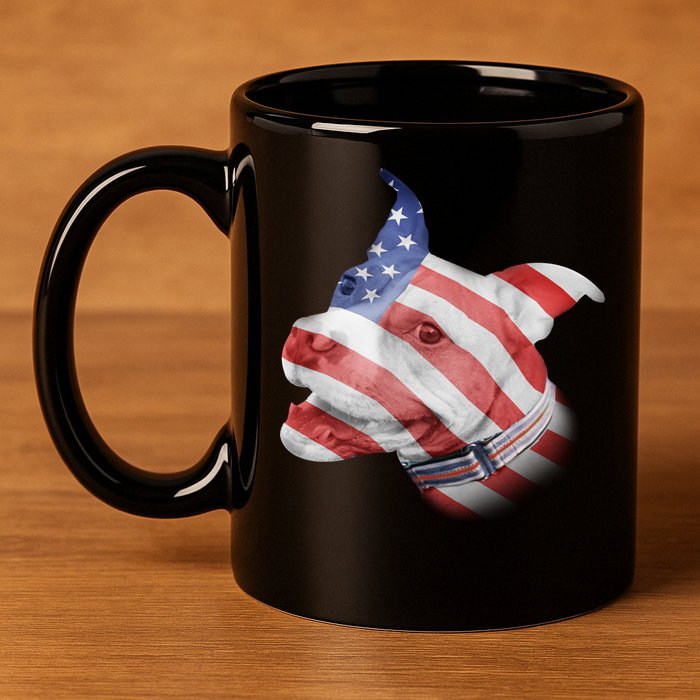 American Pitbull 11oz C Handle Ceramic Mug