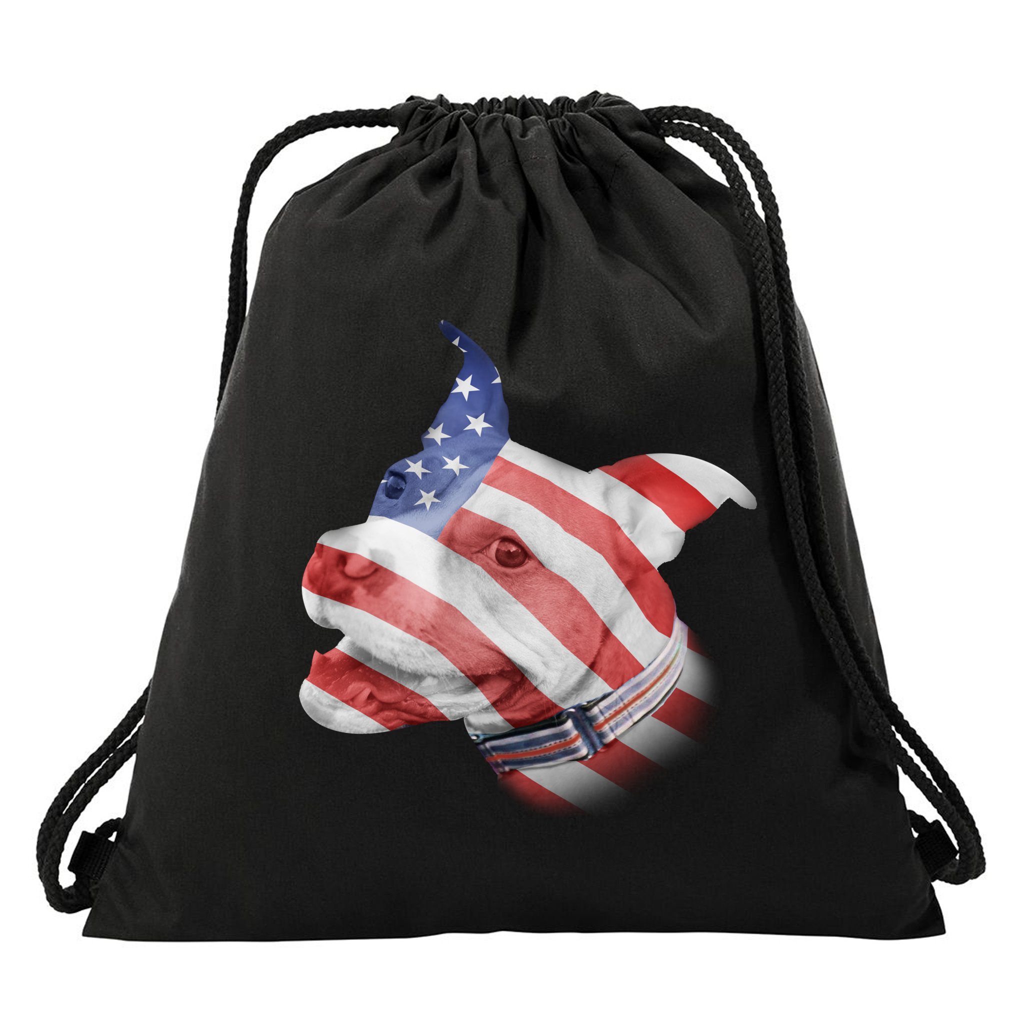 American Pitbull Drawstring Bag
