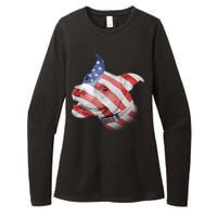 American Pitbull Womens CVC Long Sleeve Shirt