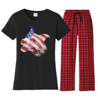 American Pitbull Women's Flannel Pajama Set