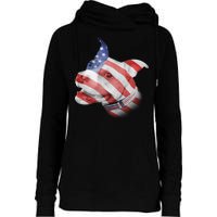 American Pitbull Womens Funnel Neck Pullover Hood