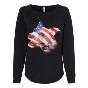 American Pitbull Womens California Wash Sweatshirt