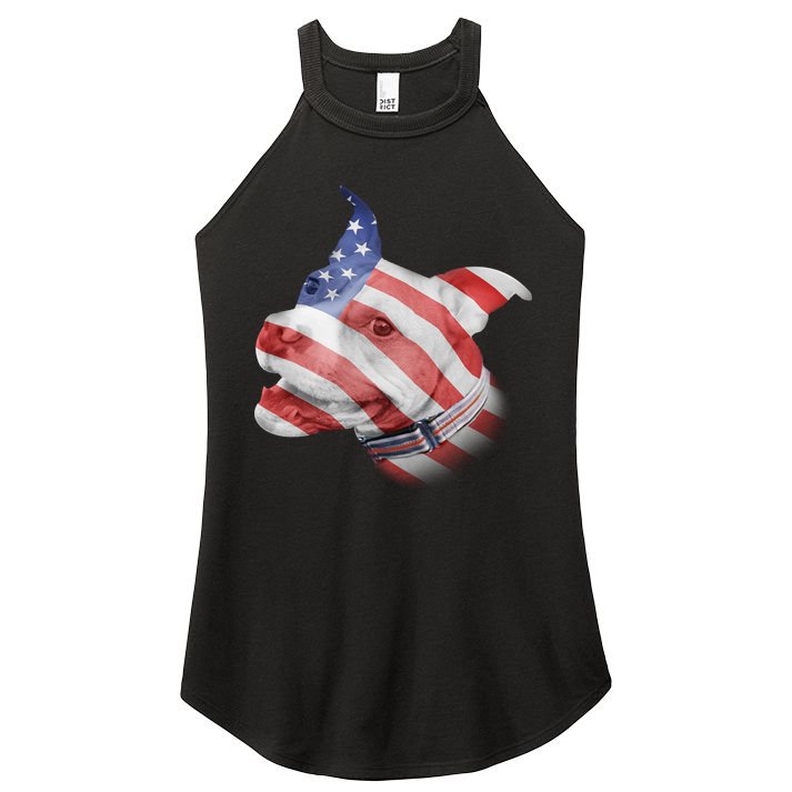 American Pitbull Women's Perfect Tri Rocker Tank