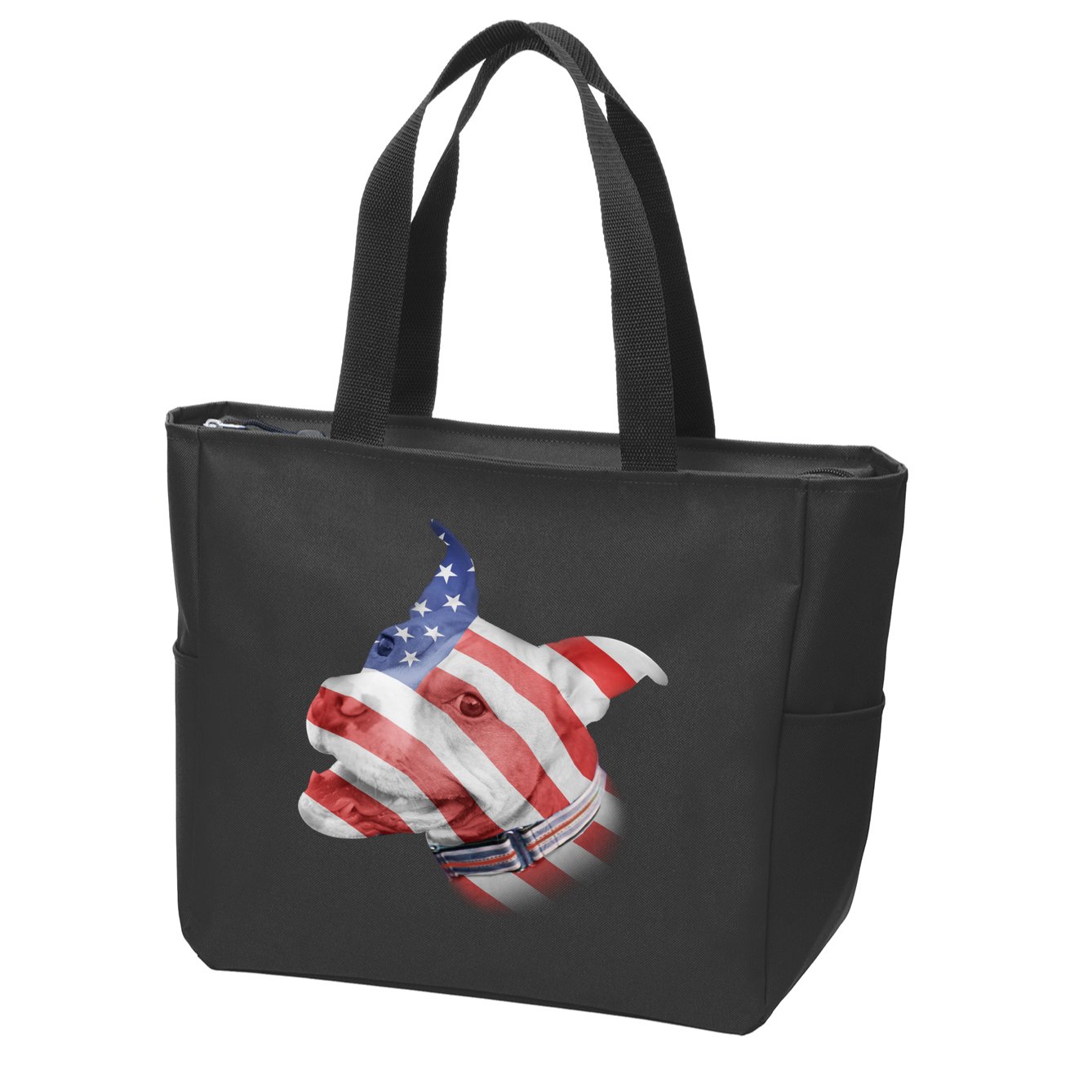 American Pitbull Zip Tote Bag