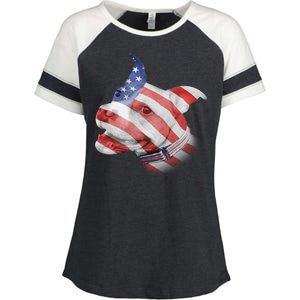 American Pitbull Enza Ladies Jersey Colorblock Tee