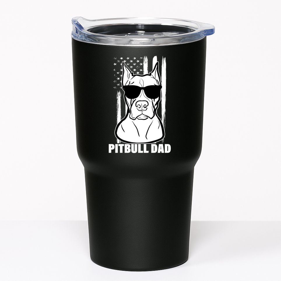 American Pitbull Dad Tumbler
