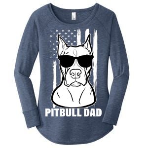 American Pitbull Dad Women's Perfect Tri Tunic Long Sleeve Shirt