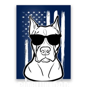 American Pitbull Dad Poster