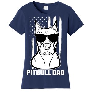 American Pitbull Dad Women's T-Shirt