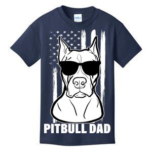 American Pitbull Dad Kids T-Shirt