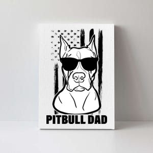 American Pitbull Dad Canvas