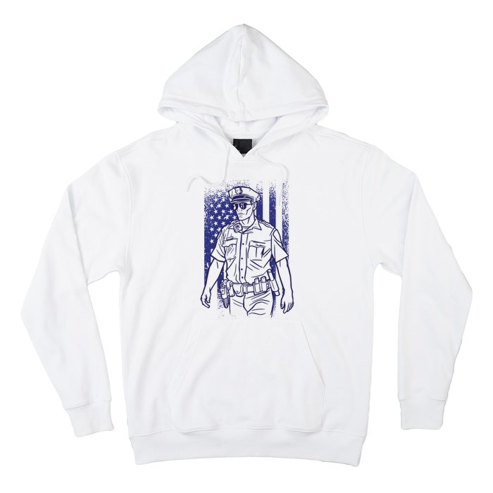 American Police Officer Hoodie