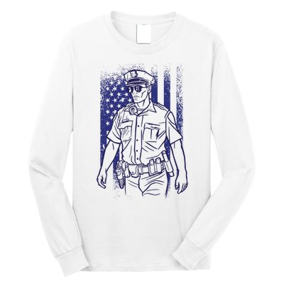 American Police Officer Long Sleeve Shirt