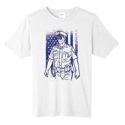 American Police Officer Tall Fusion ChromaSoft Performance T-Shirt