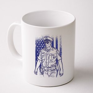 American Police Officer Coffee Mug