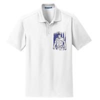 American Police Officer Dry Zone Grid Polo