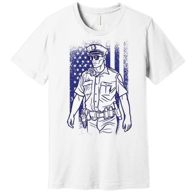 American Police Officer Premium T-Shirt