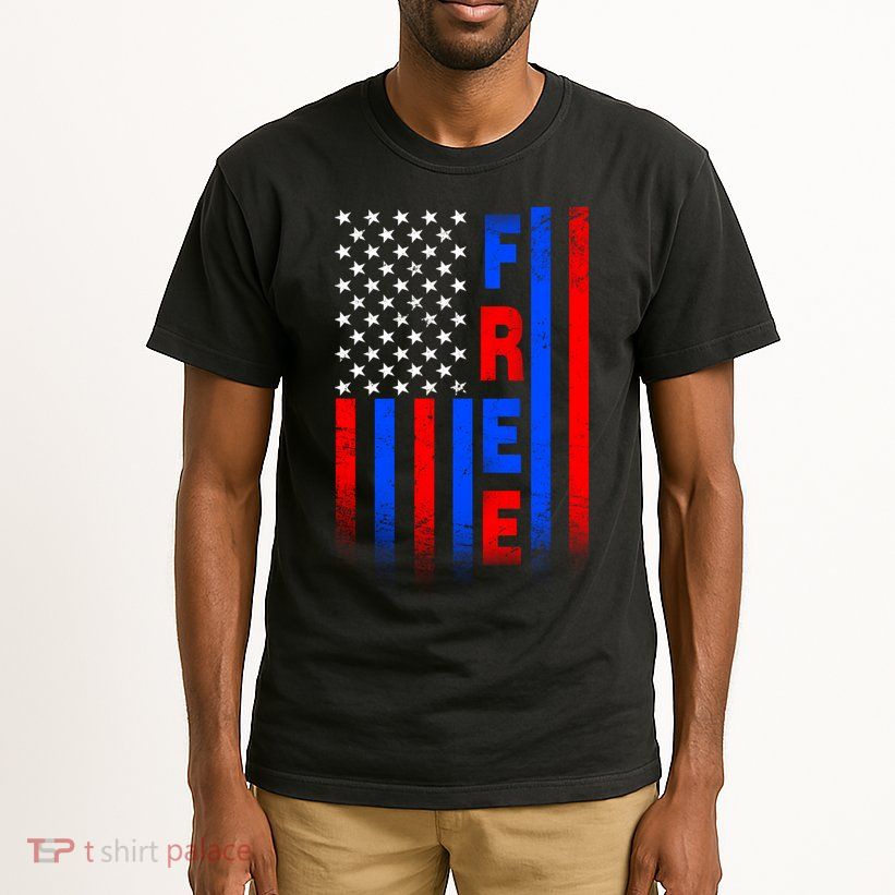 American Pride Freedom Flag Tall T-Shirt