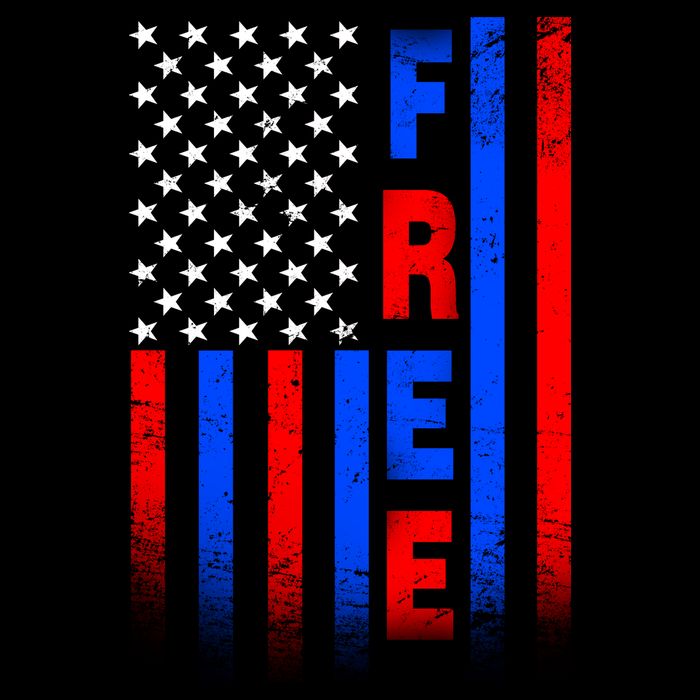 American Pride Freedom Flag 16 in Basic Backpack