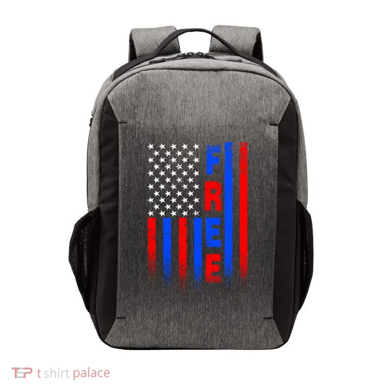 American Pride Freedom Flag Vector Backpack