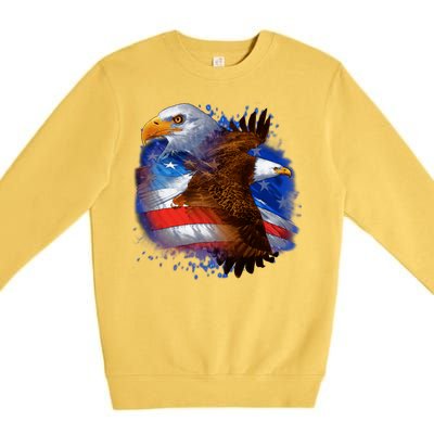 American Pride Soaring Eagle USA Premium Crewneck Sweatshirt