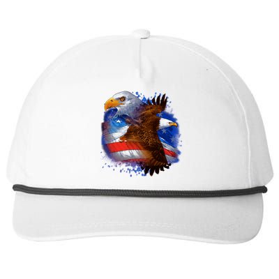 American Pride Soaring Eagle USA Snapback Five-Panel Rope Hat