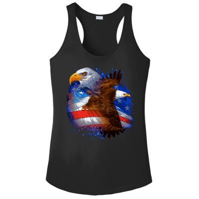 American Pride Soaring Eagle USA Ladies PosiCharge Competitor Racerback Tank