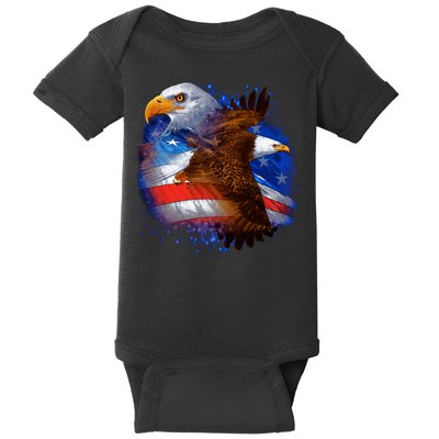 American Pride Soaring Eagle USA Baby Bodysuit