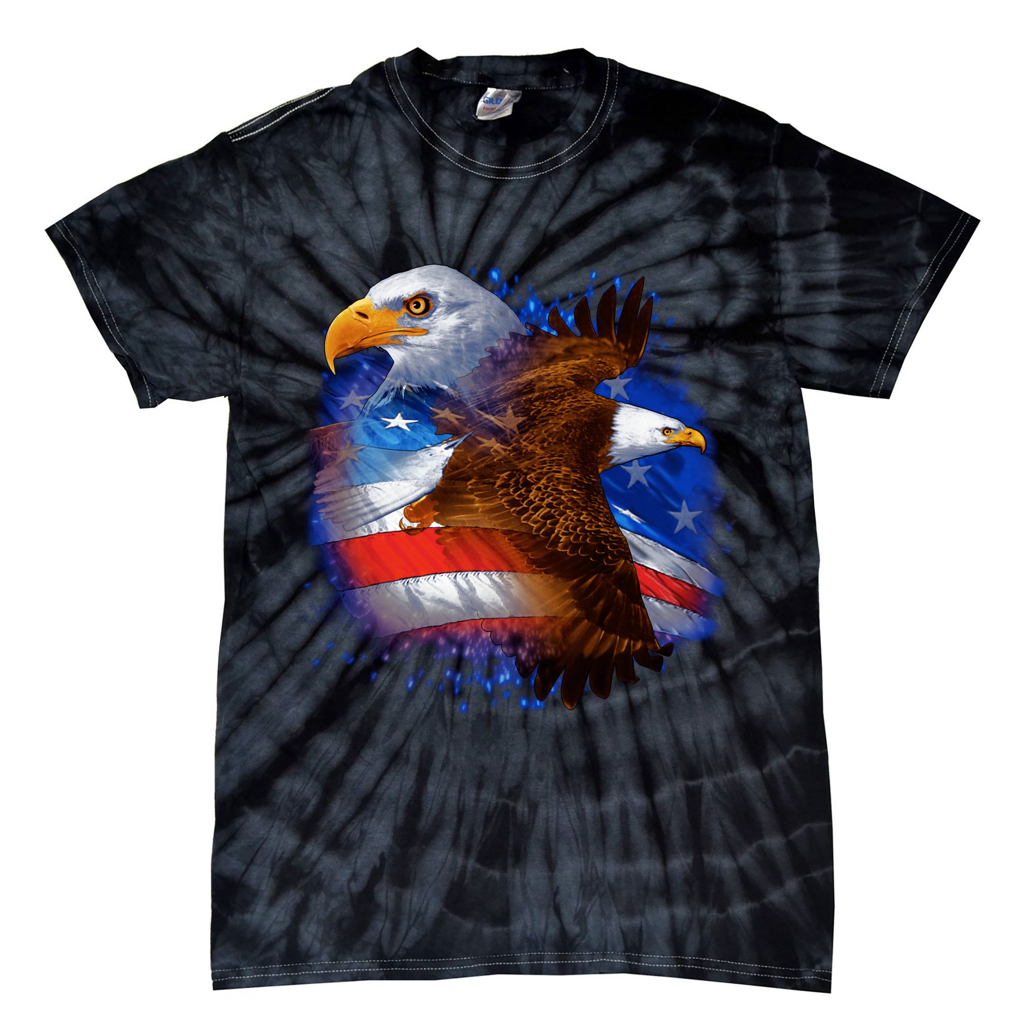 American Pride Soaring Eagle USA Tie-Dye T-Shirt