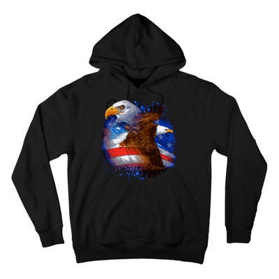 American Pride Soaring Eagle USA Tall Hoodie