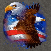 American Pride Soaring Eagle USA Cotton Canvas Backpack