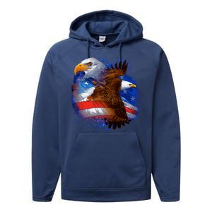 American Pride Soaring Eagle USA Performance Fleece Hoodie