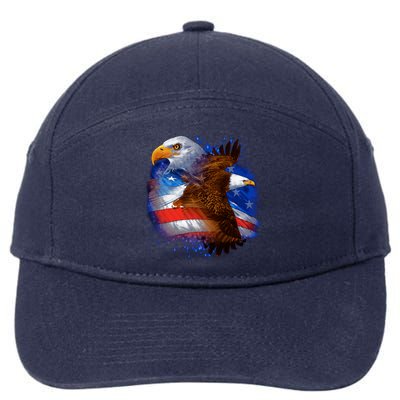 American Pride Soaring Eagle USA 7-Panel Snapback Hat