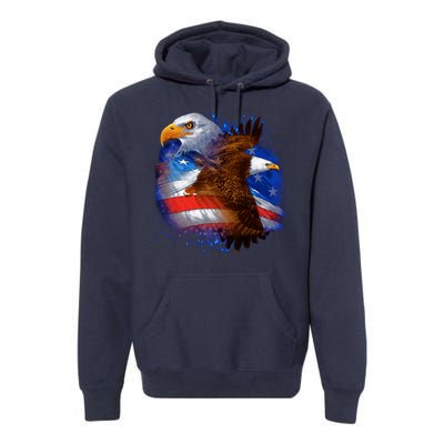 American Pride Soaring Eagle USA Premium Hoodie